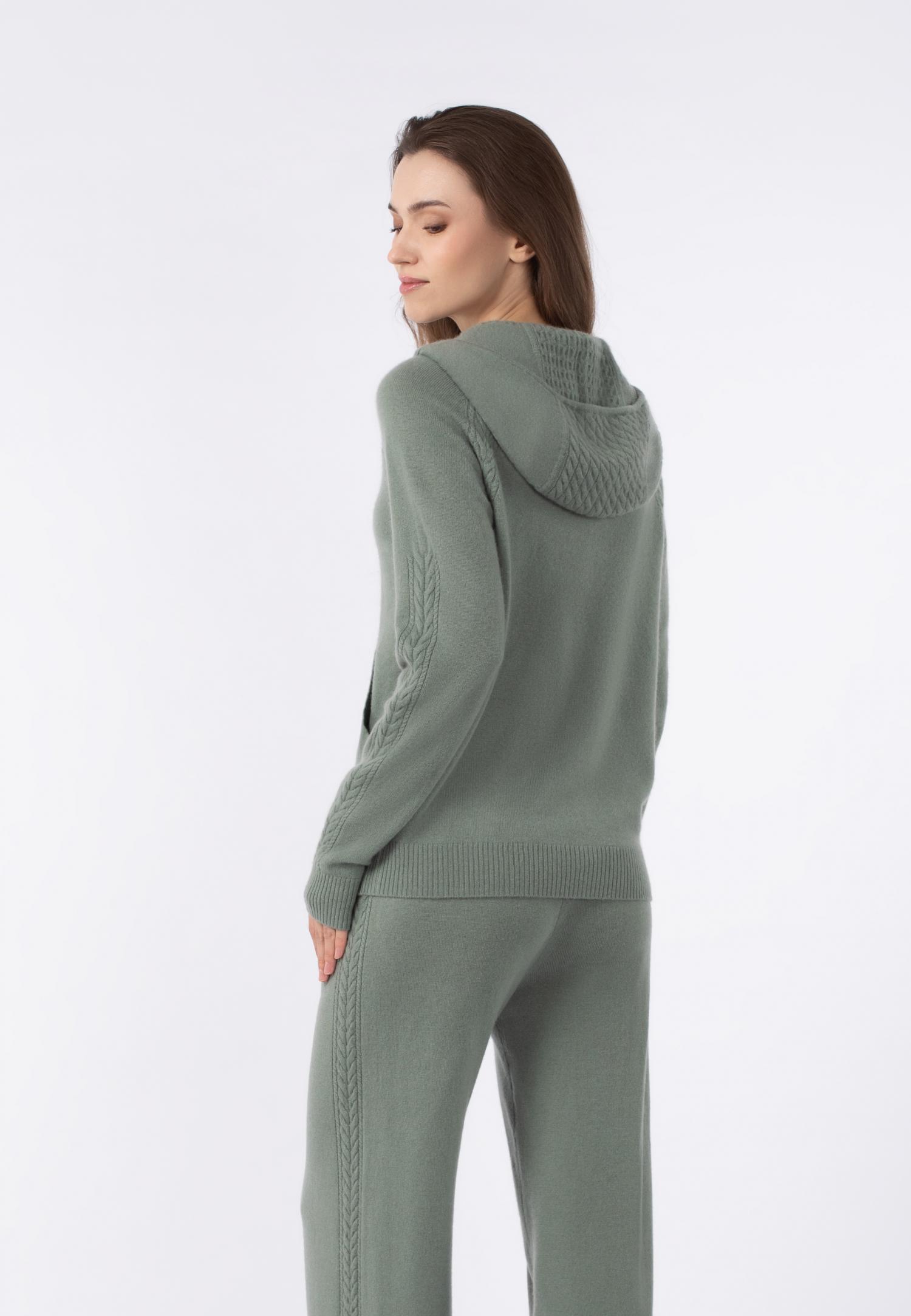 Джемпер на молнии с капюшоном W24-00CH0114 Marc & André